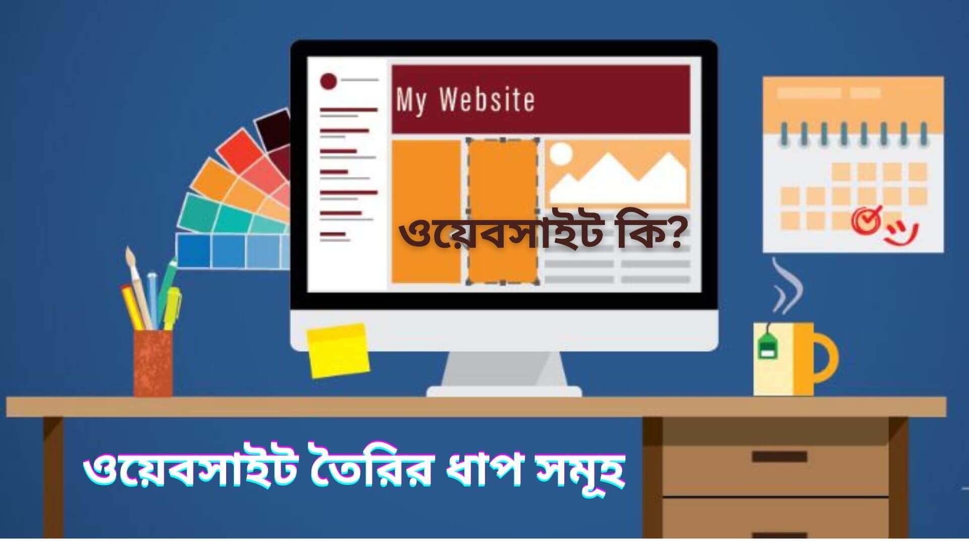 ওয়েবসাইট তৈরির ধাপ সমূহ