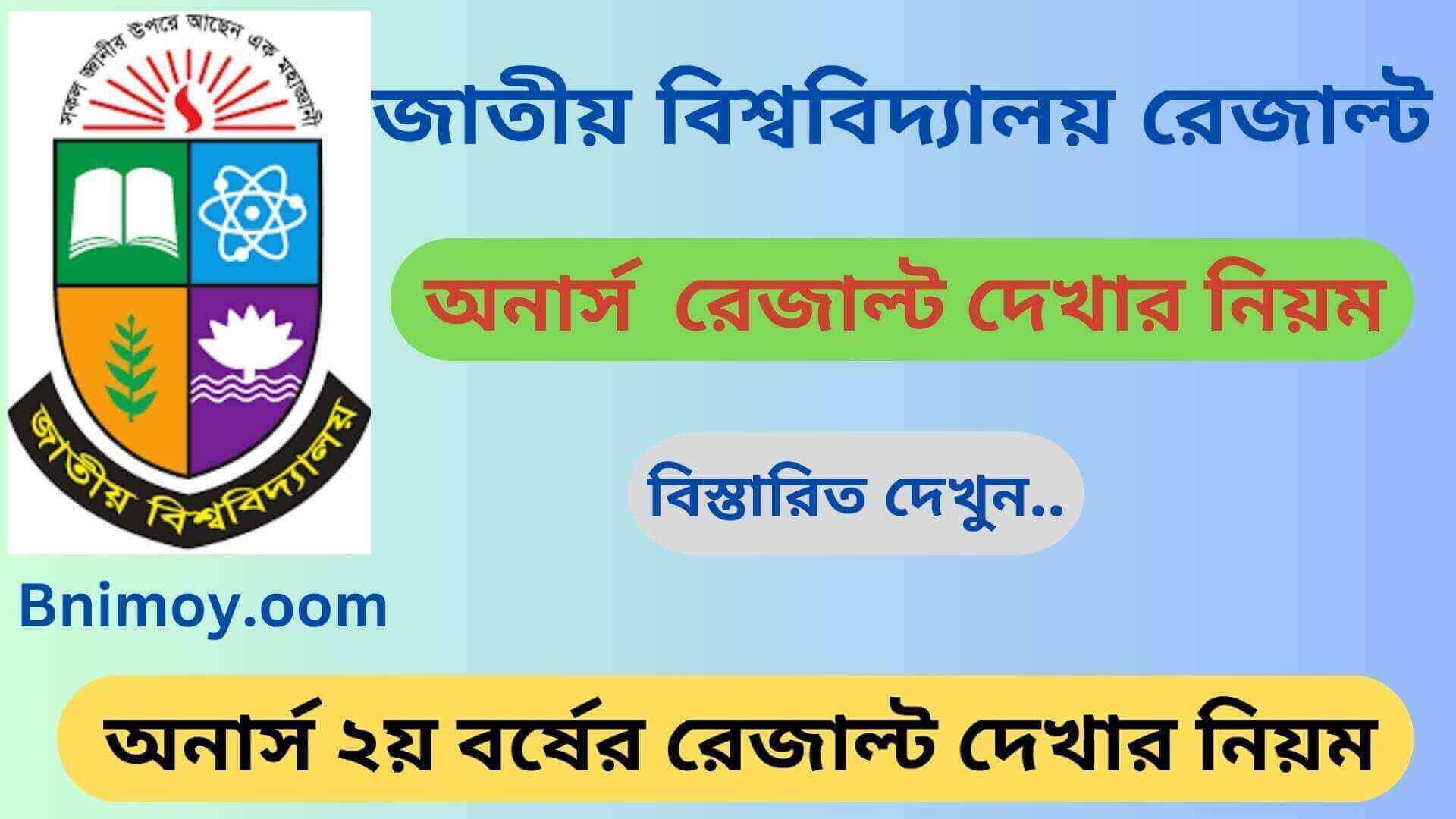 অনার্স ২য় বর্ষের রেজাল্ট ২০২৪ দেখার নিয়ম, অনার্স ২য় বর্ষের রেজাল্ট ২০২৩ দেখার নিয়ম