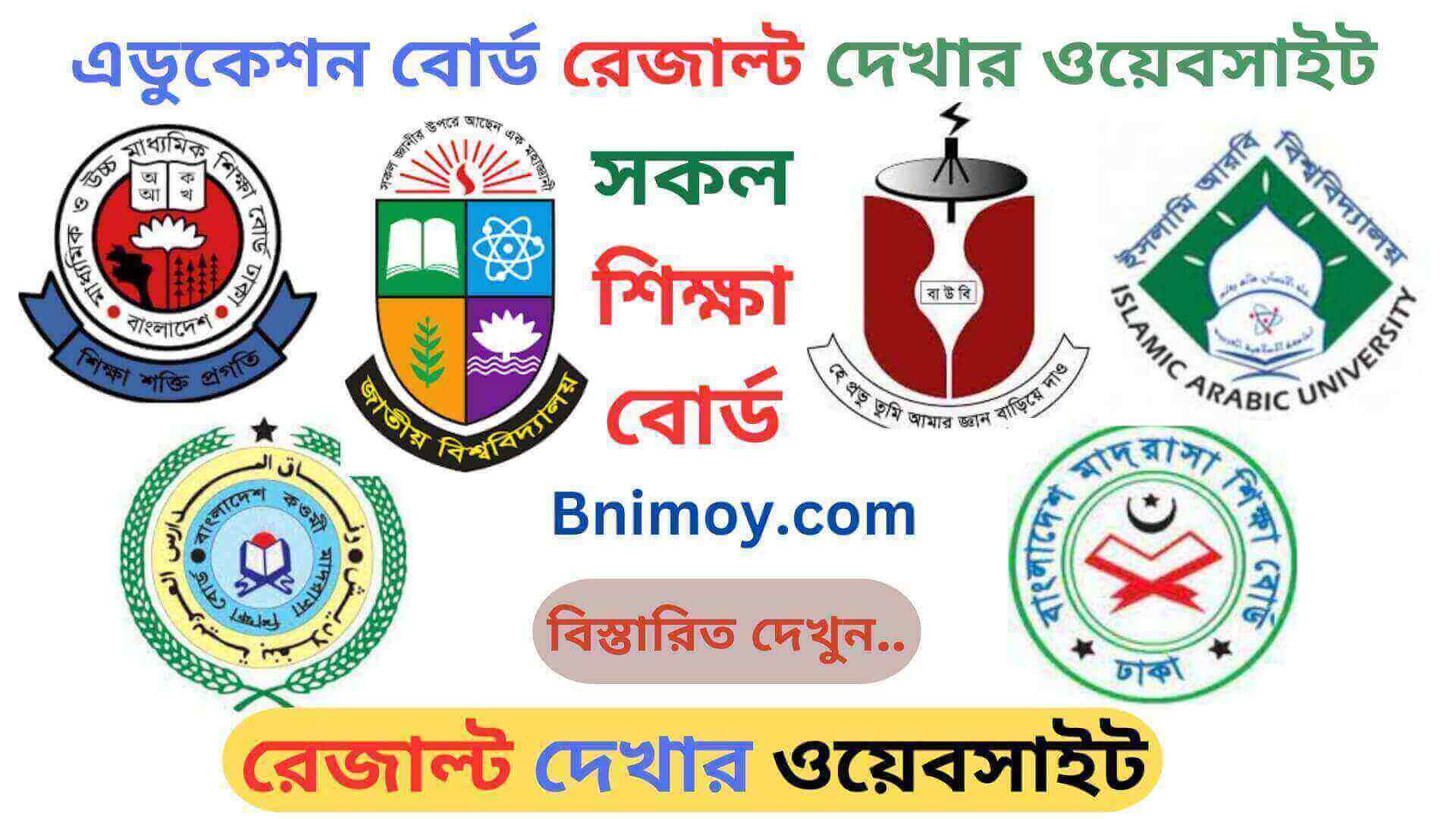 এডুকেশন বোর্ড রেজাল্ট দেখার ওয়েবসাইট | রেজাল্ট দেখার ওয়েবসাইট